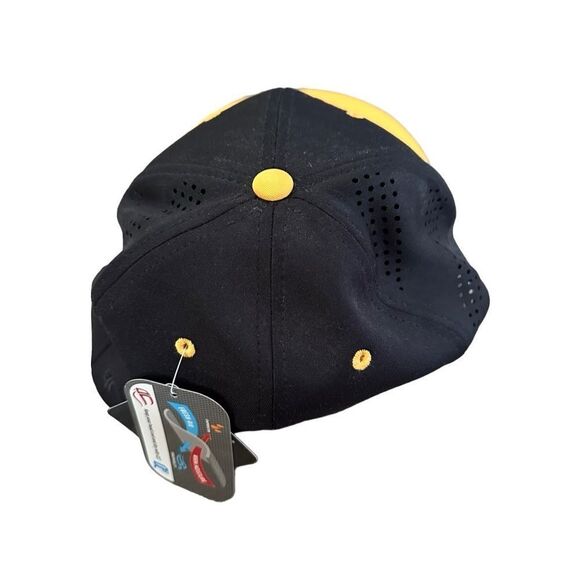 NEW OCSports ProFlex Baseball Cap | Black & Gold | Size M/L Q3 Fit Technology - Picture 2 of 6